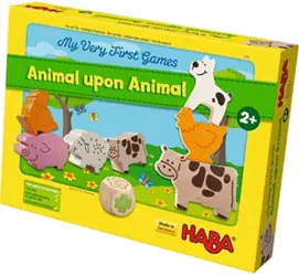 Animal Upon Animal Junior: Board Game for Toddlers